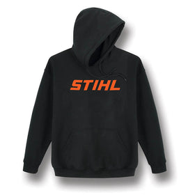 Black Hooded Trademark Sweatshirt