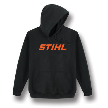 Black Hooded Trademark Sweatshirt