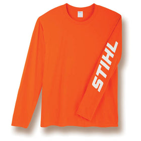 Orange Long Sleeve Trademark T-Shirt
