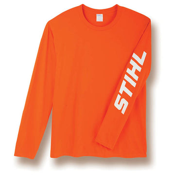 Orange Long Sleeve Trademark T-Shirt