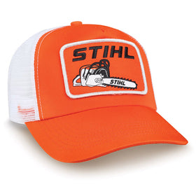 Orange Foam and Mesh Cap