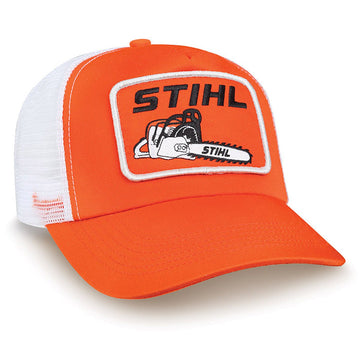 Orange Foam and Mesh Cap