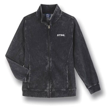 Ladies' Distressed Full-Zip Sweatshirt